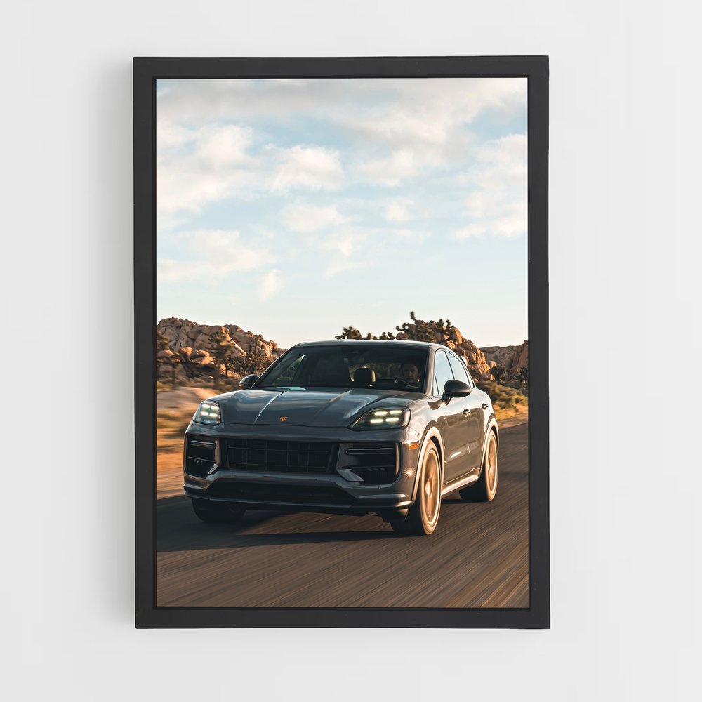 Poster Cayenne turbo gt élégant – affiche Porsche (vue 2)